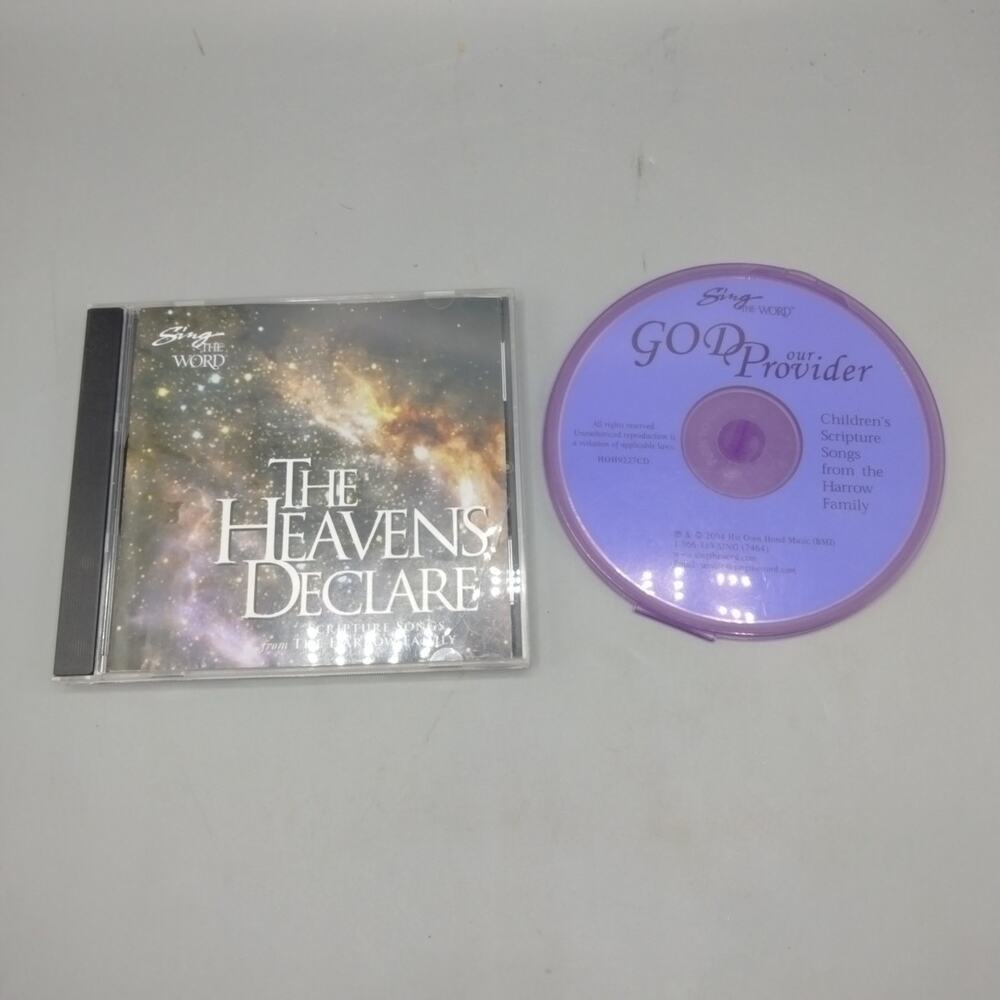 Sing the Word Worship By Harrow Heavens Declare God Our Provider Lot Of 2